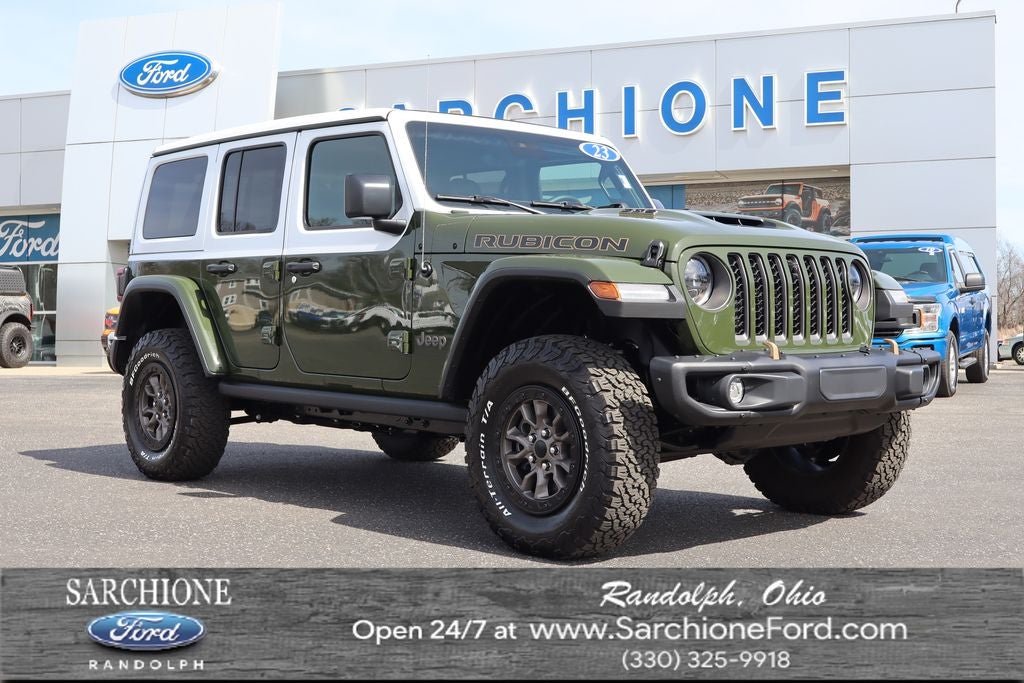 2023 Jeep Wrangler Rubicon 392 in Sarge Green Clearcoat — front three-quarter view