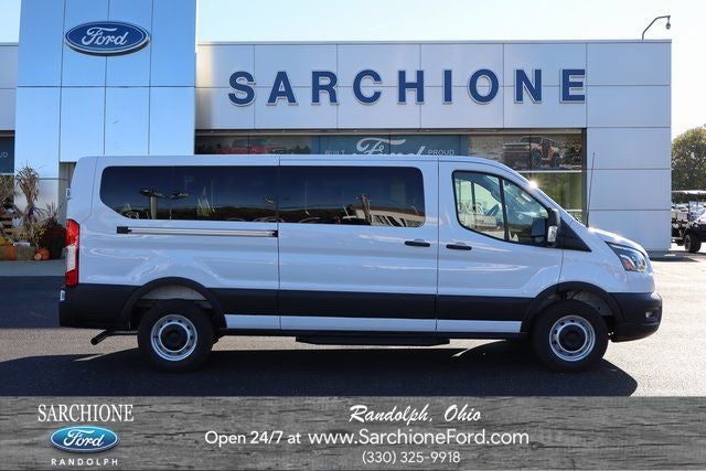 2025 Ford Transit-350 XL in Oxford White — front three-quarter view