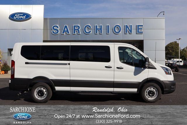 2025 Ford Transit-350 XL 15-Passenger in Oxford White — front three-quarter view