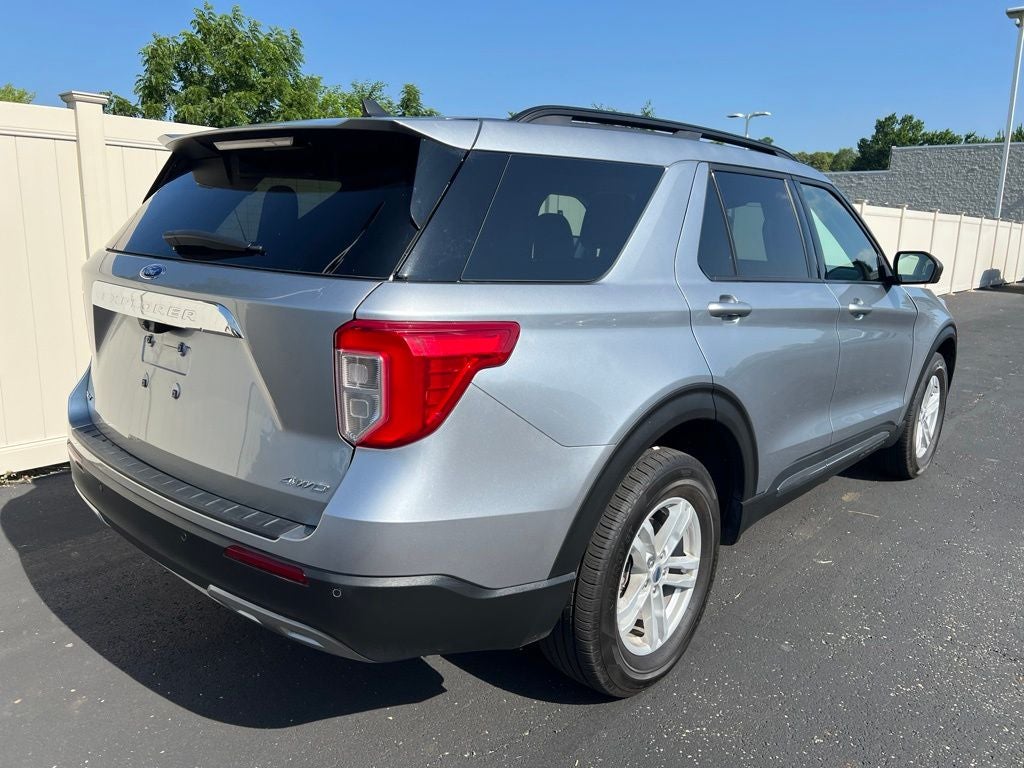 2024 Ford Explorer — rear three-quarter view