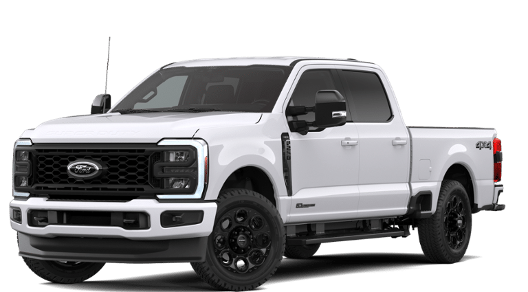 2026 Ford F-250SD F-250 Lariat in Oxford White — front three-quarter view