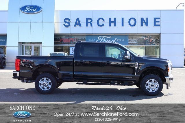 2026 Ford F-350SD XLT in Agate Black Metallic — front three-quarter view