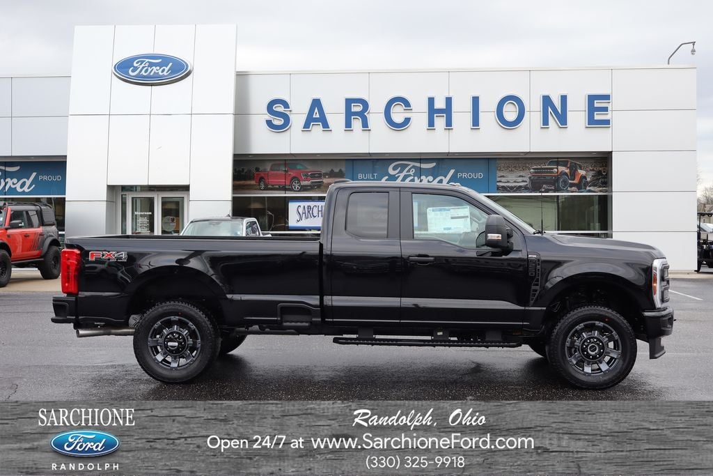 2026 Ford F-250SD XL in Agate Black Metallic — front three-quarter view