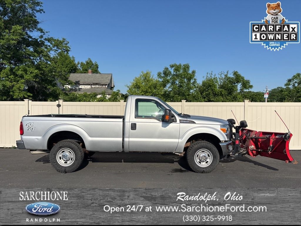 2012 Ford F-250SD XL in Ingot Silver Metallic — front three-quarter view