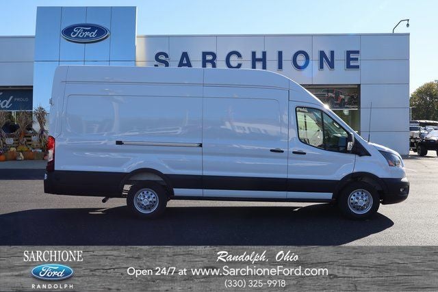 2026 Ford Transit-350 HD HR in Oxford White — front three-quarter view