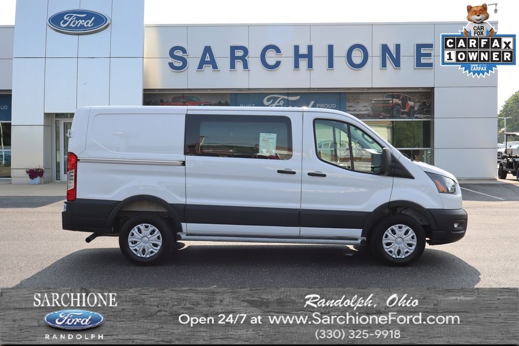 2025 Ford Transit-250 Base in Oxford White — front three-quarter view