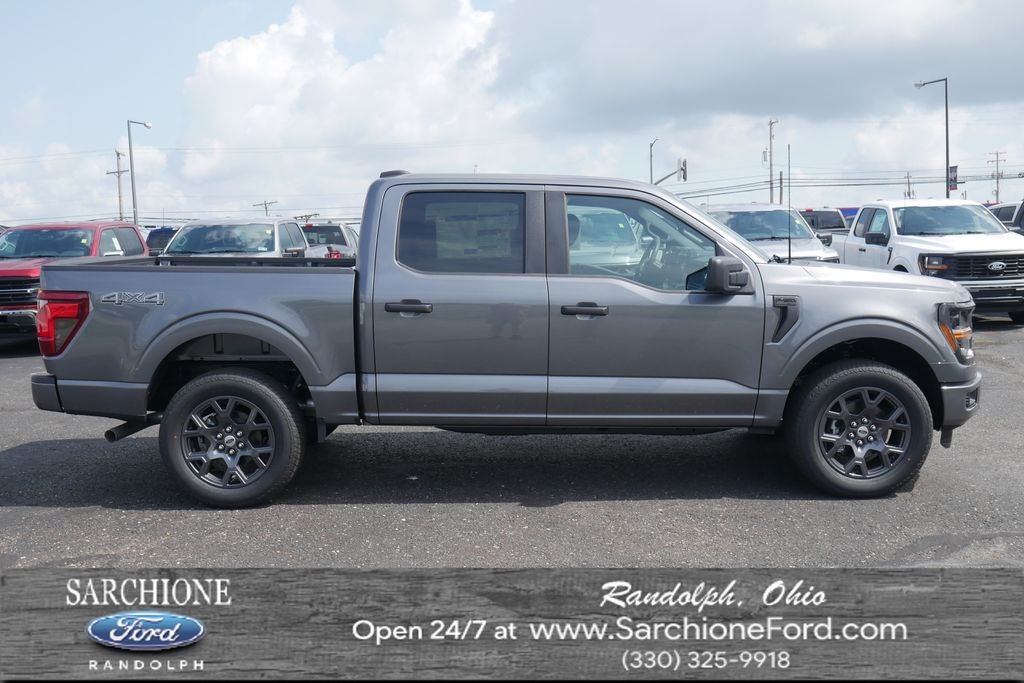 2026 Ford F-150 STX in Carbonized Gray Metallic — front three-quarter view