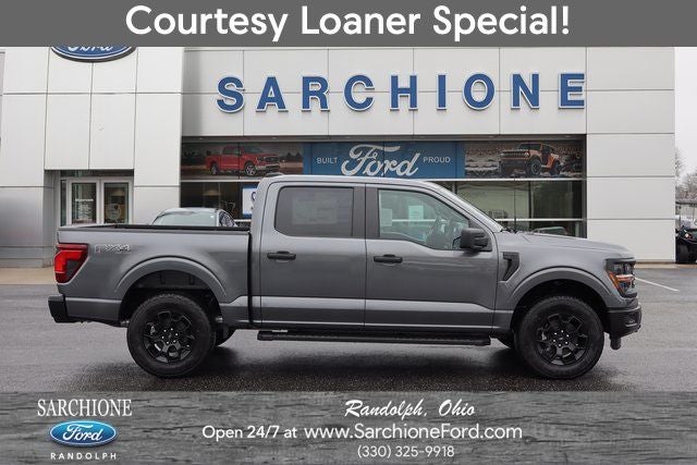 2026 Ford F-150 STX in Carbonized Gray Metallic — front three-quarter view