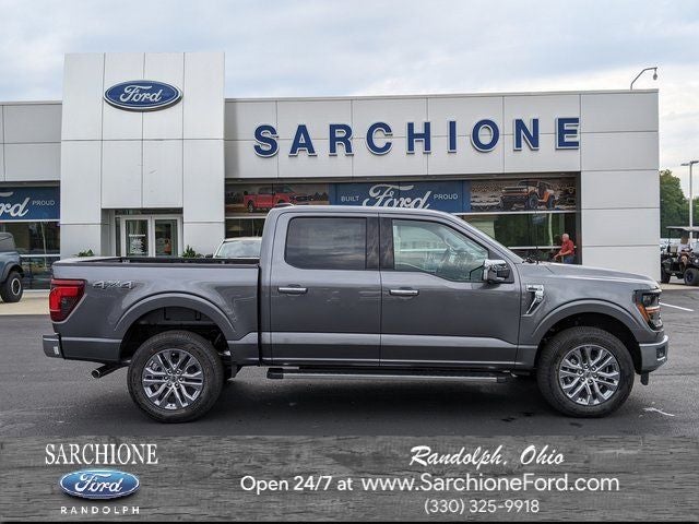 2024 Ford F-150 XLT in Carbonized Gray Metallic — front three-quarter view