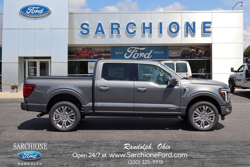 2026 Ford F-150 Platinum in Carbonized Gray Metallic — front three-quarter view
