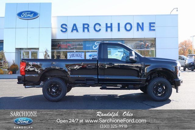 2026 Ford F-350SD XL in Agate Black Metallic — front three-quarter view