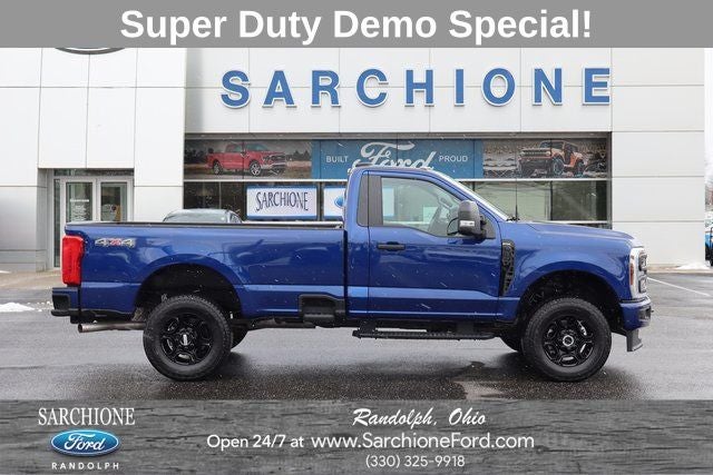 2026 Ford F-350SD XL in Argon Blue Metallic — front three-quarter view