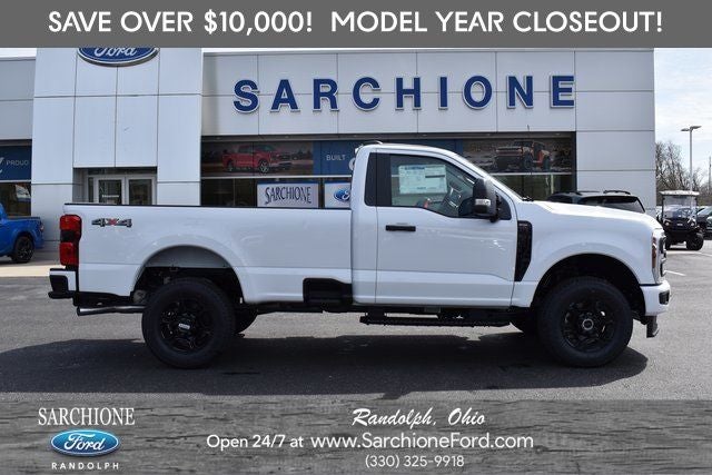 2025 Ford F-350SD XL in Oxford White — front three-quarter view