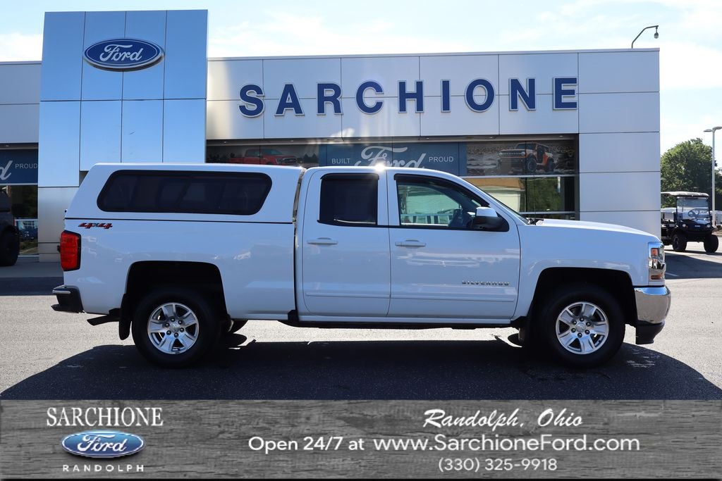 2018 Chevrolet Silverado 1500 LT LT1 in Summit White — front three-quarter view