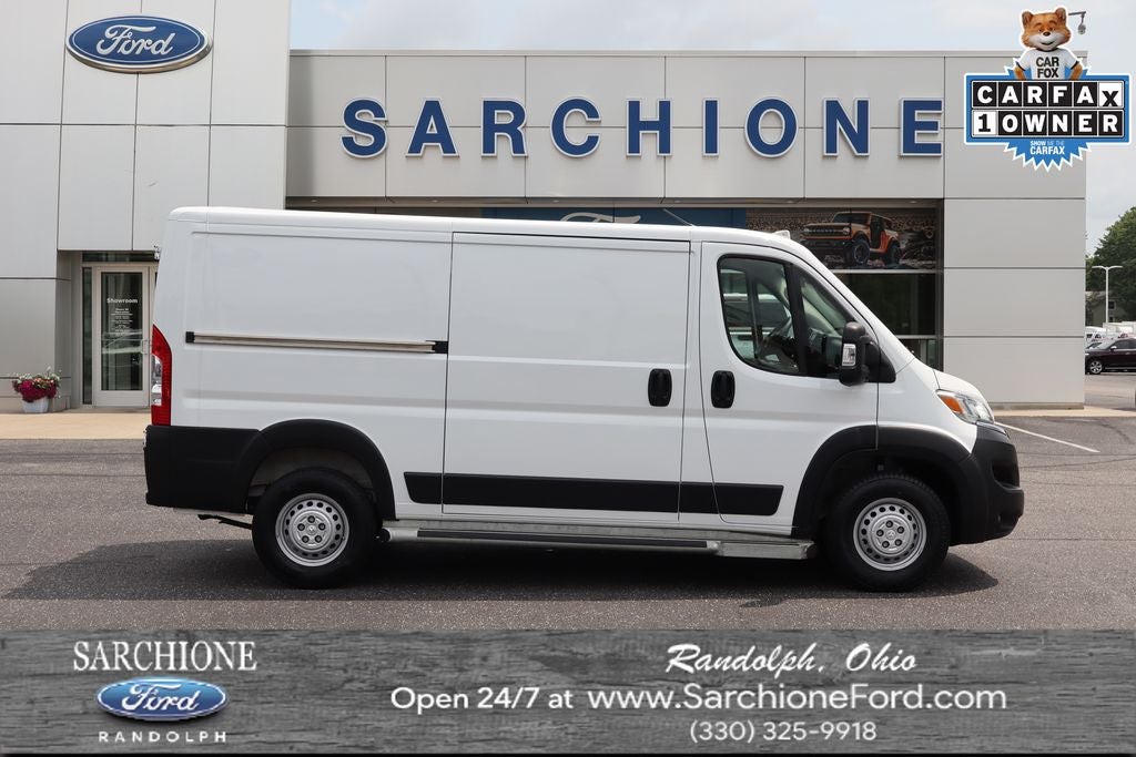 2025 RAM ProMaster 2500 Base in Bright White Clearcoat — front three-quarter view