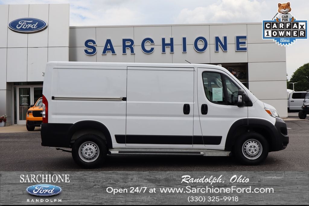 2025 RAM ProMaster 2500 Low Roof in Bright White Clearcoat — front three-quarter view