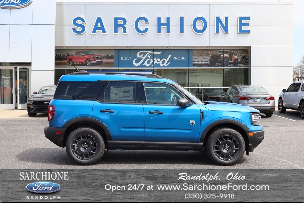 2026 Ford Bronco Sport Big Bend in Velocity Blue Metallic — front three-quarter view