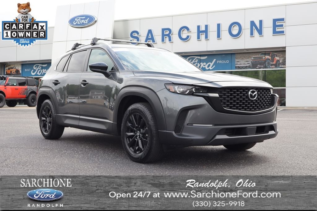 2024 Mazda Mazda CX-50 2.5 S Select Package in Machine Gray Metallic — front three-quarter view
