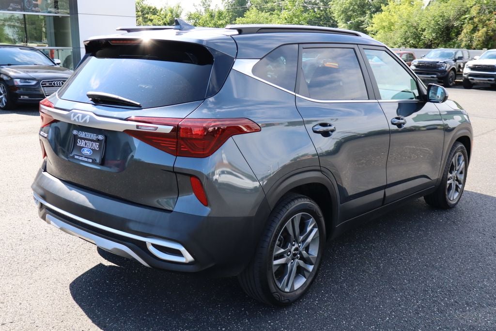 2023 Kia Seltos — rear three-quarter view