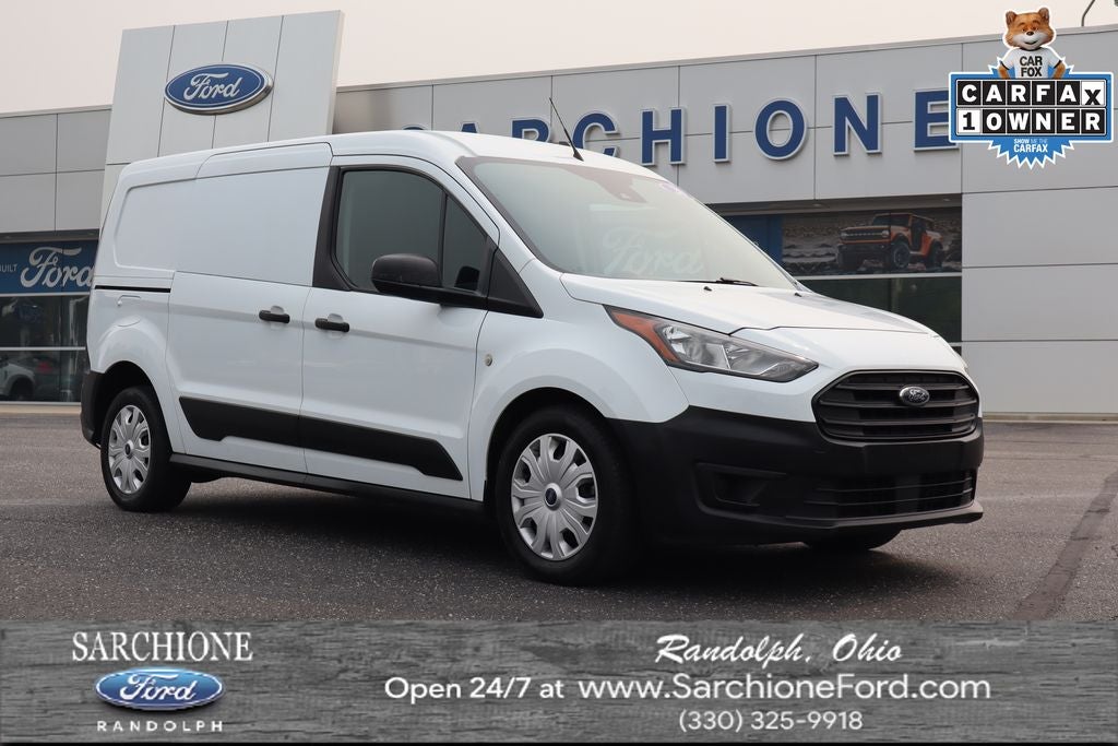2020 Ford Transit Connect XL in Frozen White — front three-quarter view
